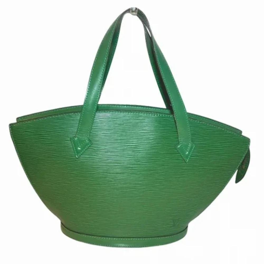 Louis Vuitton Vintage Pre-owned Leather shoulder-bags Green Dames