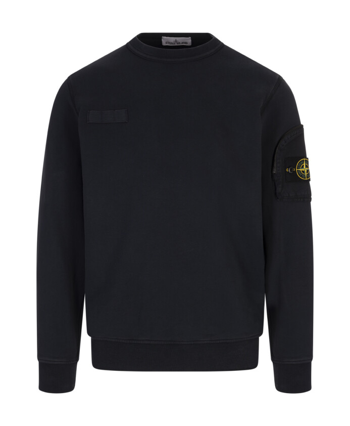 sweatshirt-bleu-avec-applique