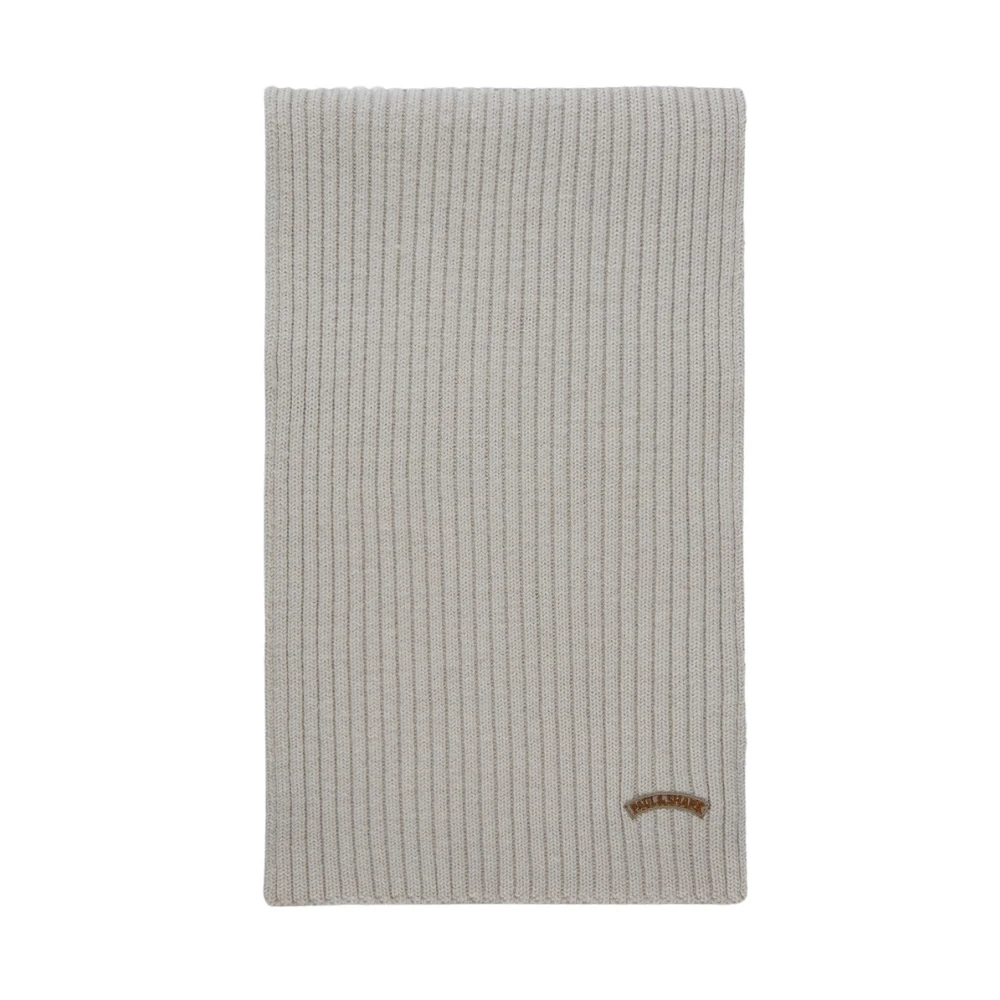 PAUL & SHARK Wollen Sjaal Beige Heren