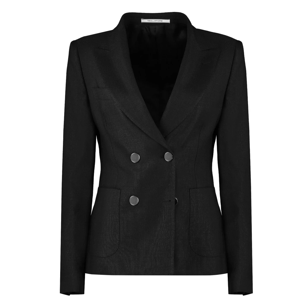 Tagliatore J-Coral double-breasted blazer Black Dames