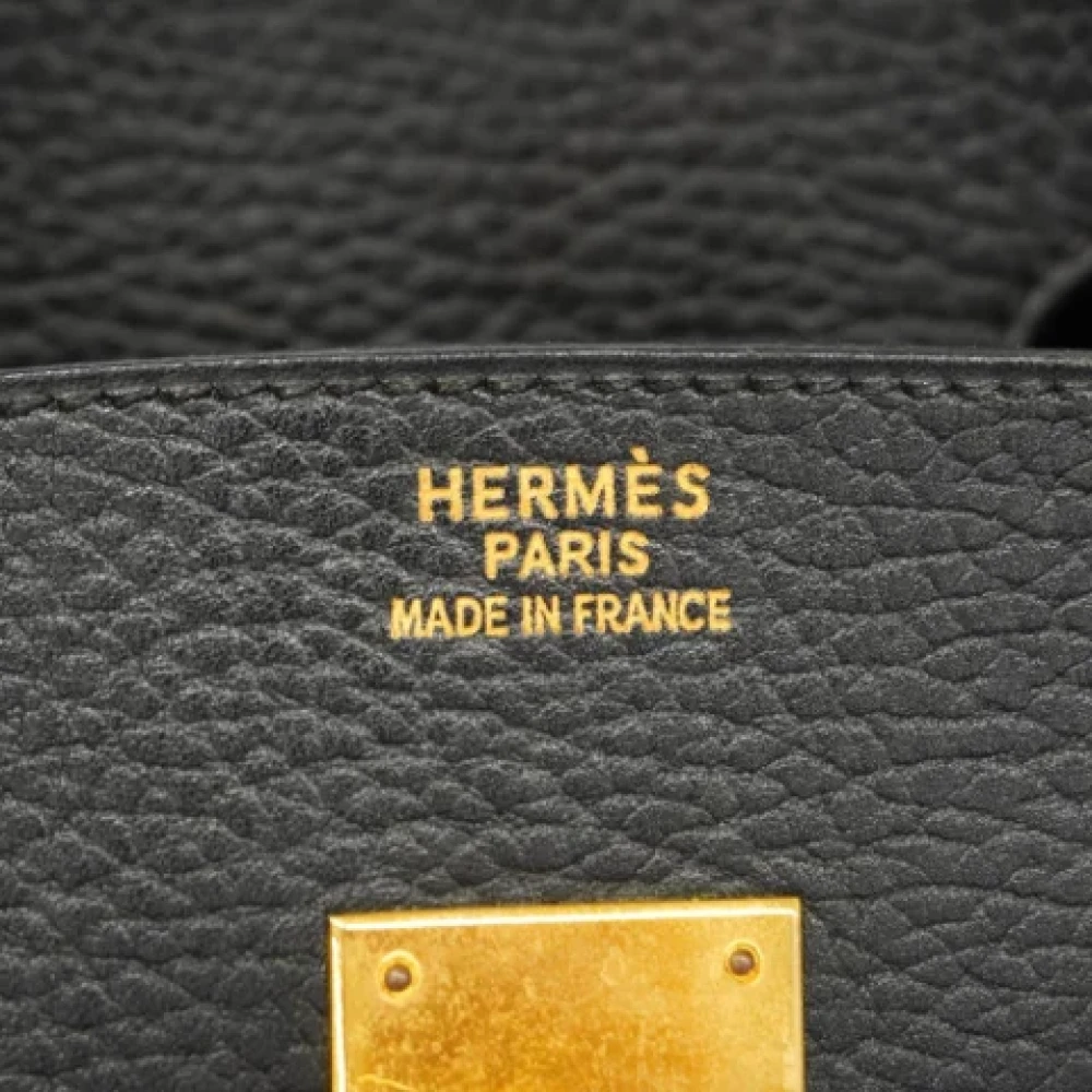 Hermès Vintage Pre-owned Fabric handbags Black Dames