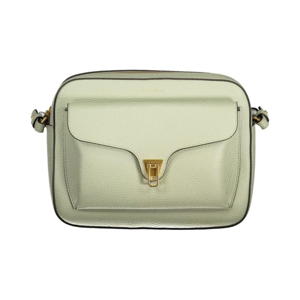 Coccinelle Women's Green Leather Crossbody Bag