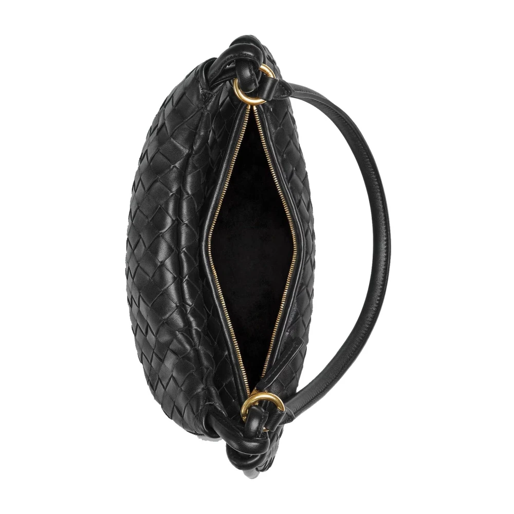 Bottega Veneta Intrecciato Gemelli Schoudertas Black Dames