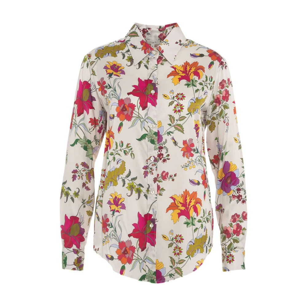 Himon's Bloemenprint Multi-gekleurde Blouse Multicolor Dames
