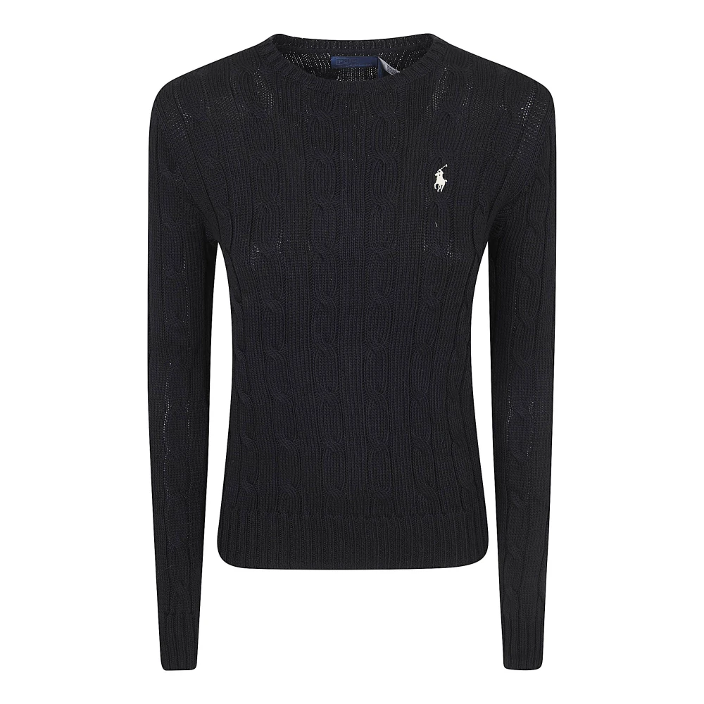 Polo Ralph Lauren Women's Black Round-Neck Knitwear