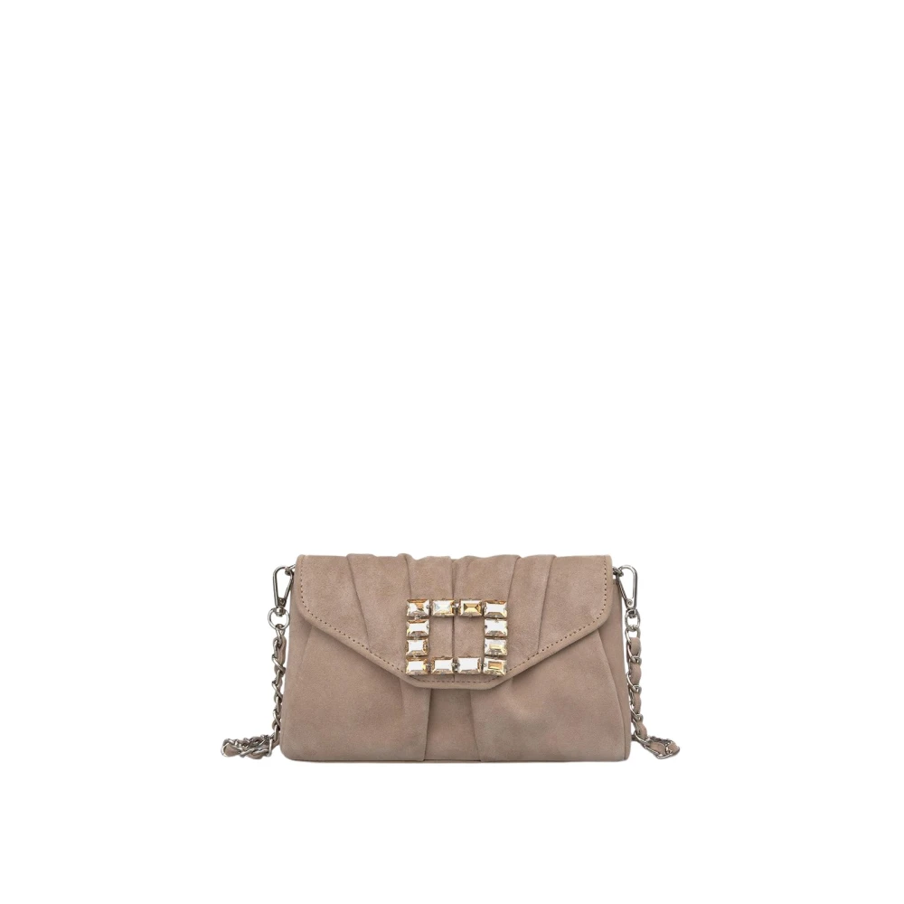 Alma en Pena Klep handtas Brown Dames