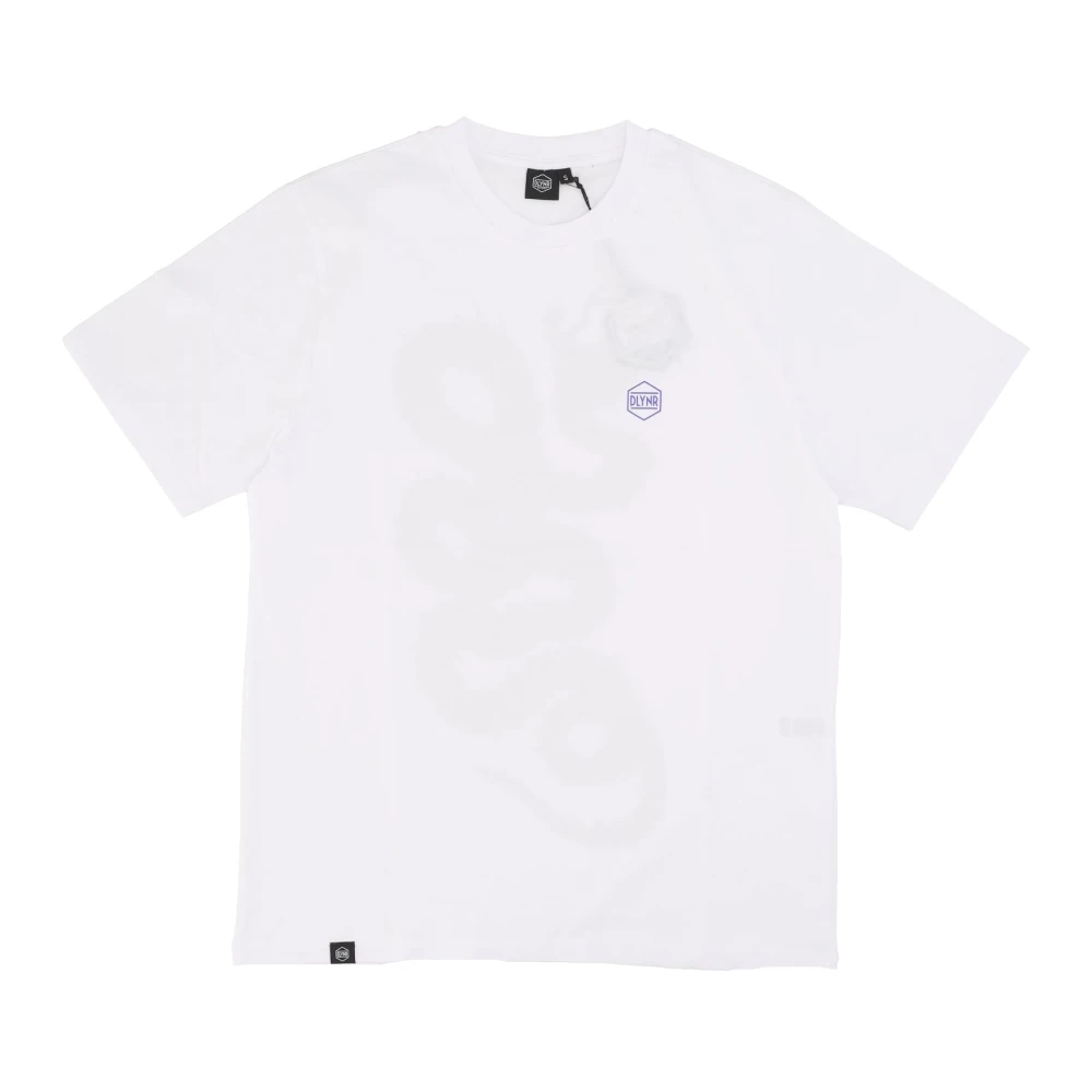 Dolly Noire Men's White T-Shirts, Xl, Snake Print Tee T-Shirt