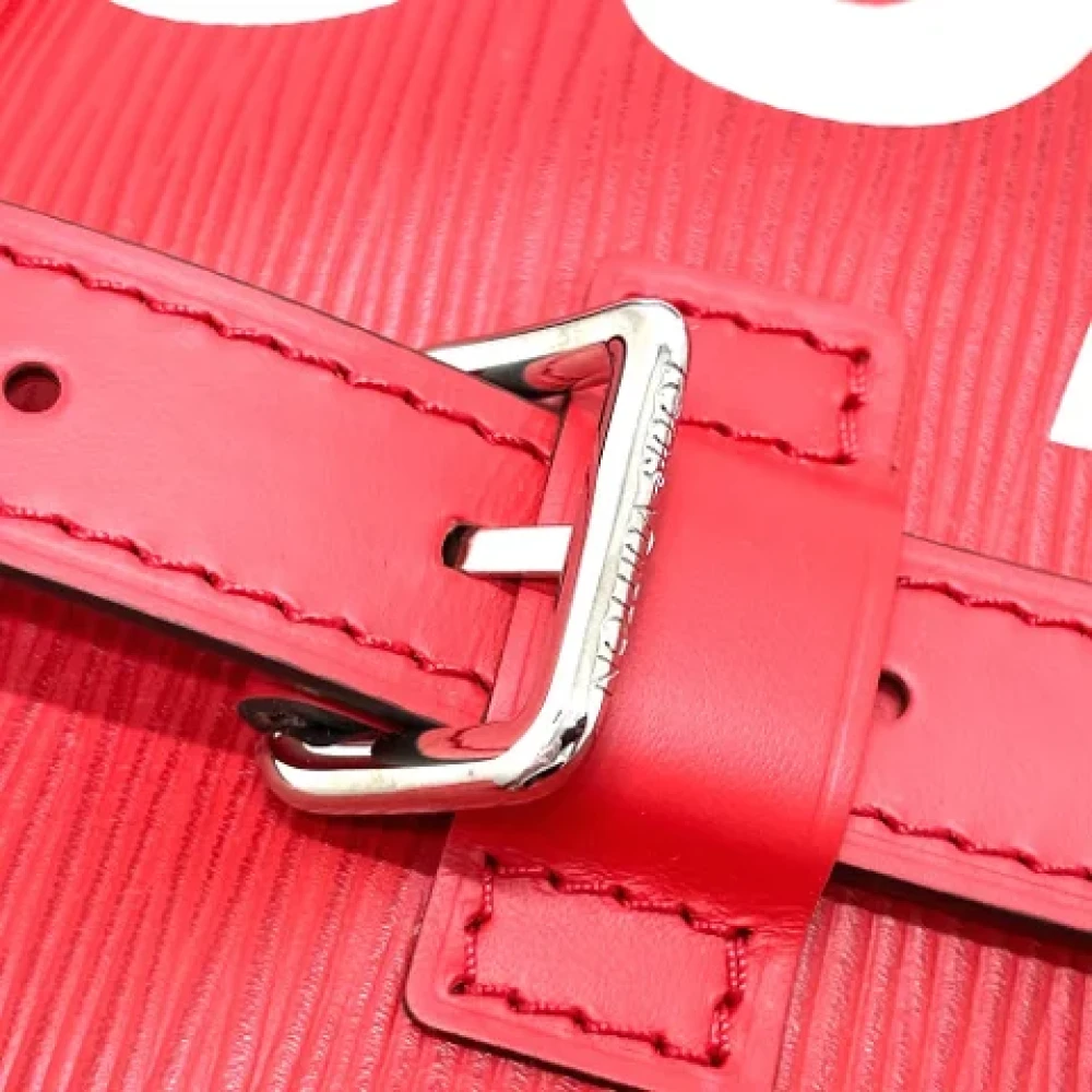 Louis Vuitton Vintage Pre-owned Leather louis-vuitton-bags Red Dames