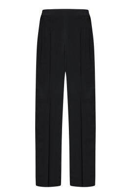 black-silk-satin-trousers-stylish