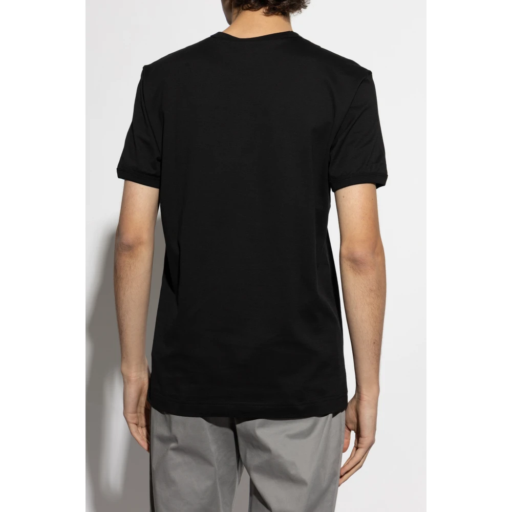Dolce & Gabbana T-shirt met applicatie Black Heren