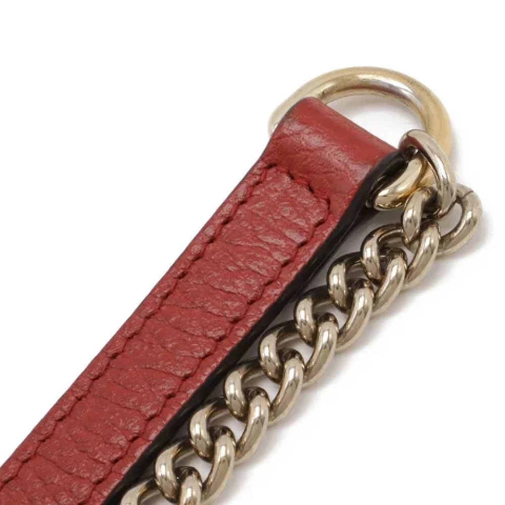 Gucci Vintage Pre-owned Leather gucci-bags Red Dames
