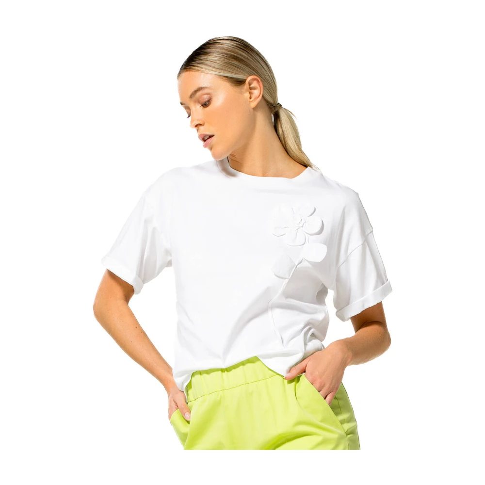Caroline Biss Stijlvol T-shirt 1906 White Dames