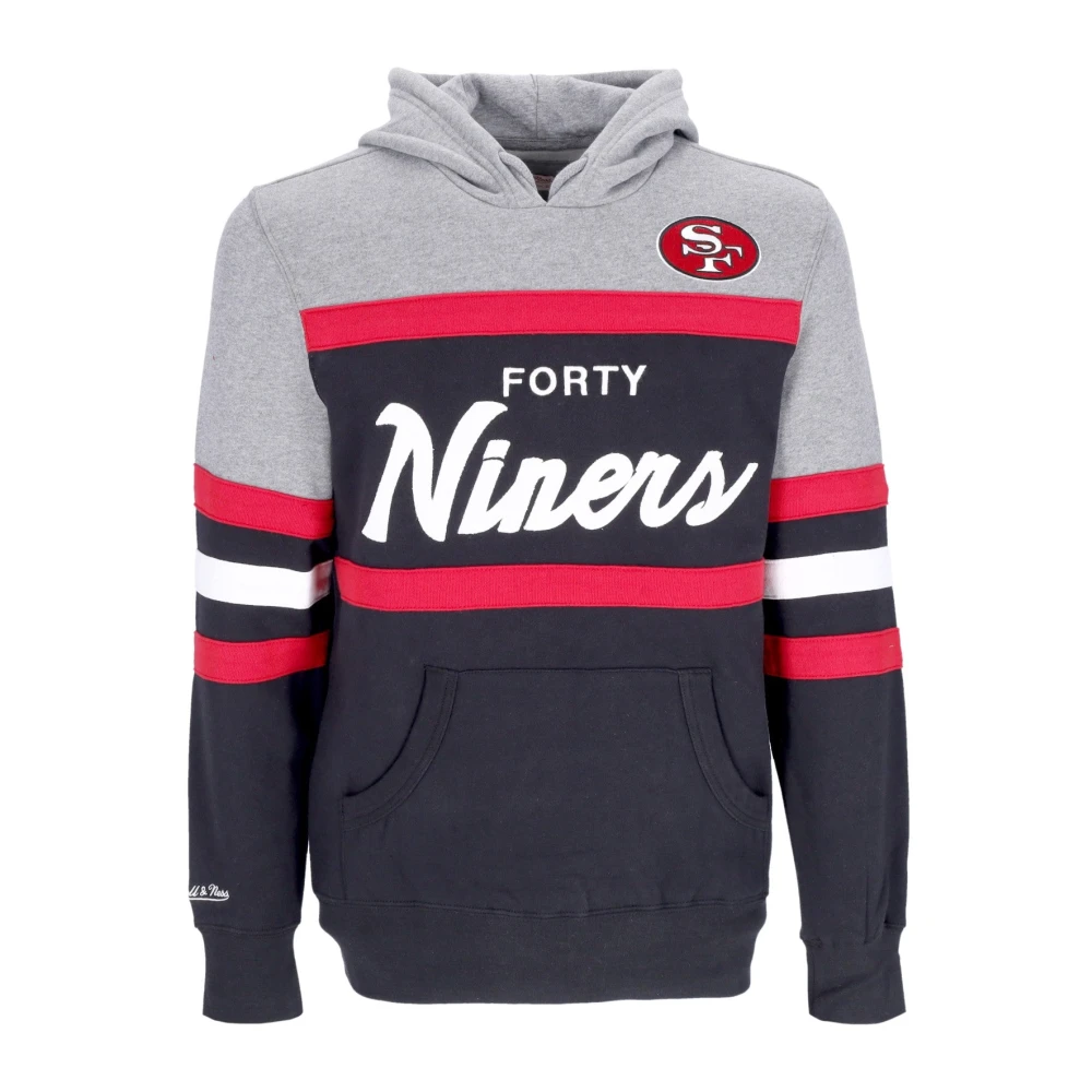 Mitchell & Ness NFL Headcoach Hoodie Zwart Multicolor Heren