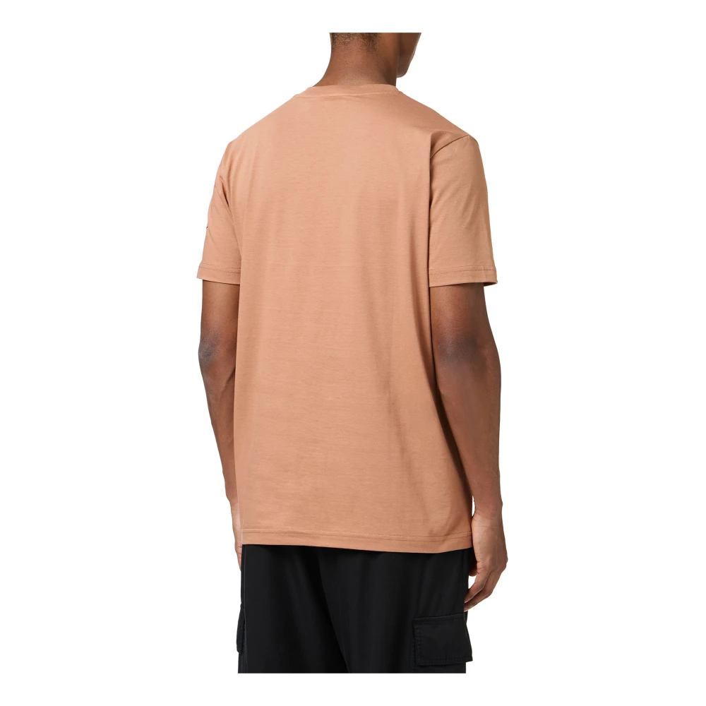 Iceberg Regular fit coccio gekleurde katoenen T-shirt met maxi multicolor Bear print Brown Heren