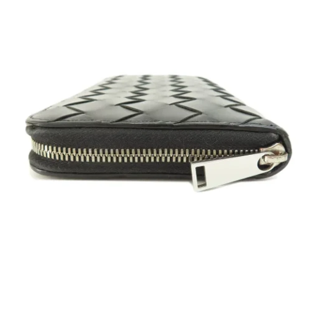Bottega Veneta Vintage Pre-owned Leather wallets Black Dames