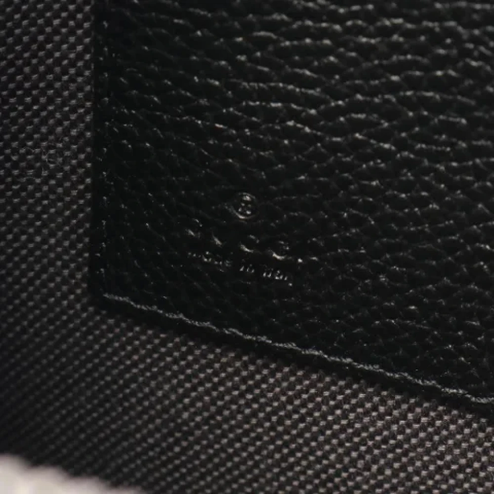 Gucci Vintage Pre-owned Leather gucci-bags Black Heren