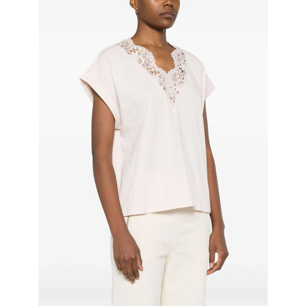 Twinset Stijlvolle T-shirts en Polos Beige Dames