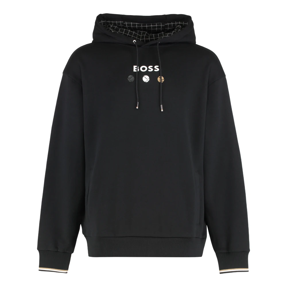 Hugo Men's Black Terry Hooded Sweatshirt - Hoodies - Xs - Sweatshirts & Hoodies