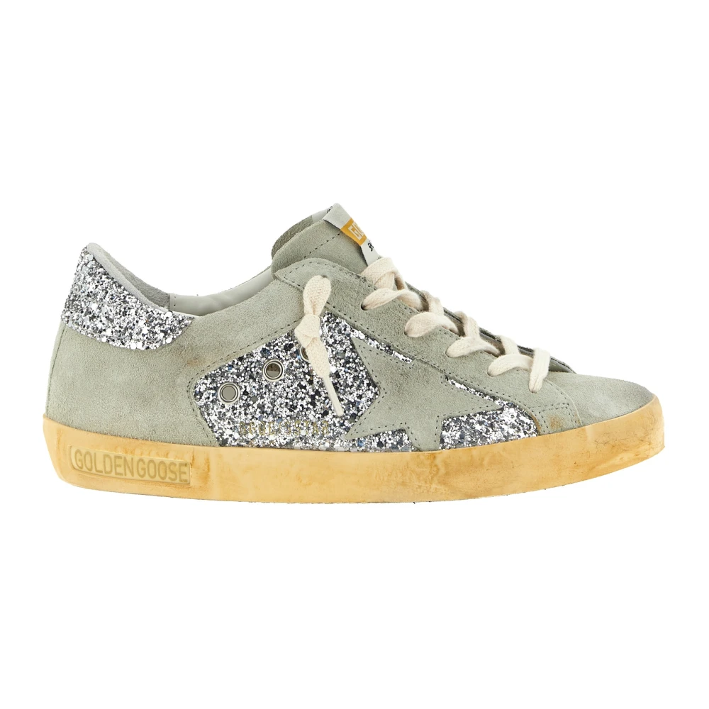 Golden Goose Women's Multicolor Sneakers, 3 Uk, Superstar Suede Trainers