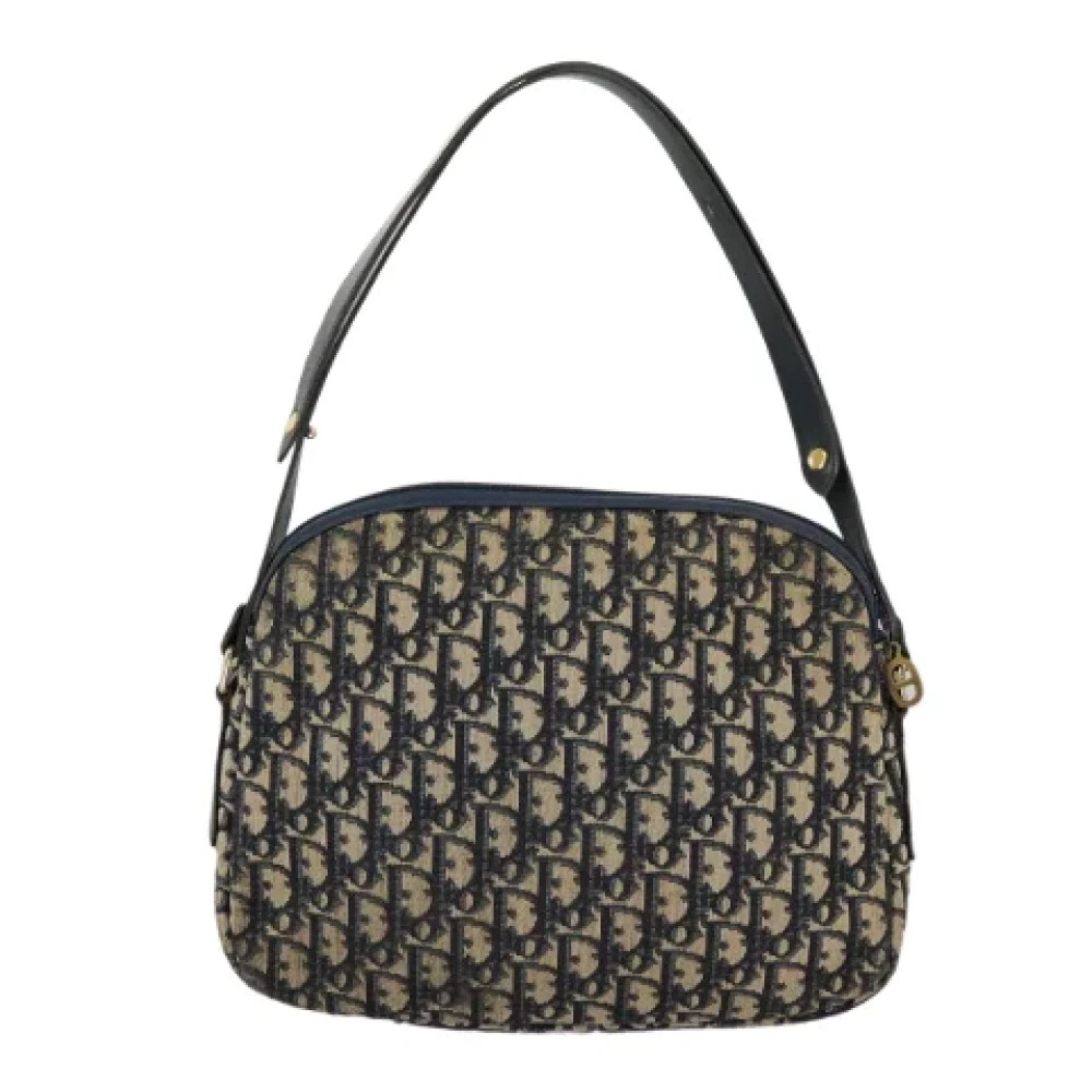 Dior Vintage Pre-owned Canvas dior-bags Gray Dames