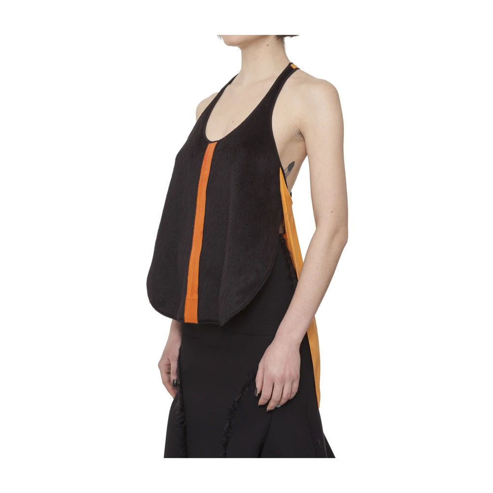 Ssheena Zijden Bicolor Top Multicolor Dames