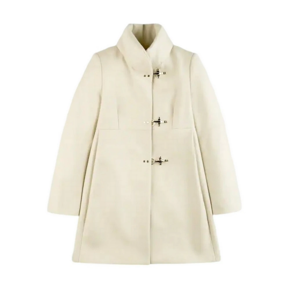 Fay Romantische Jas Ivoor Beige Dames