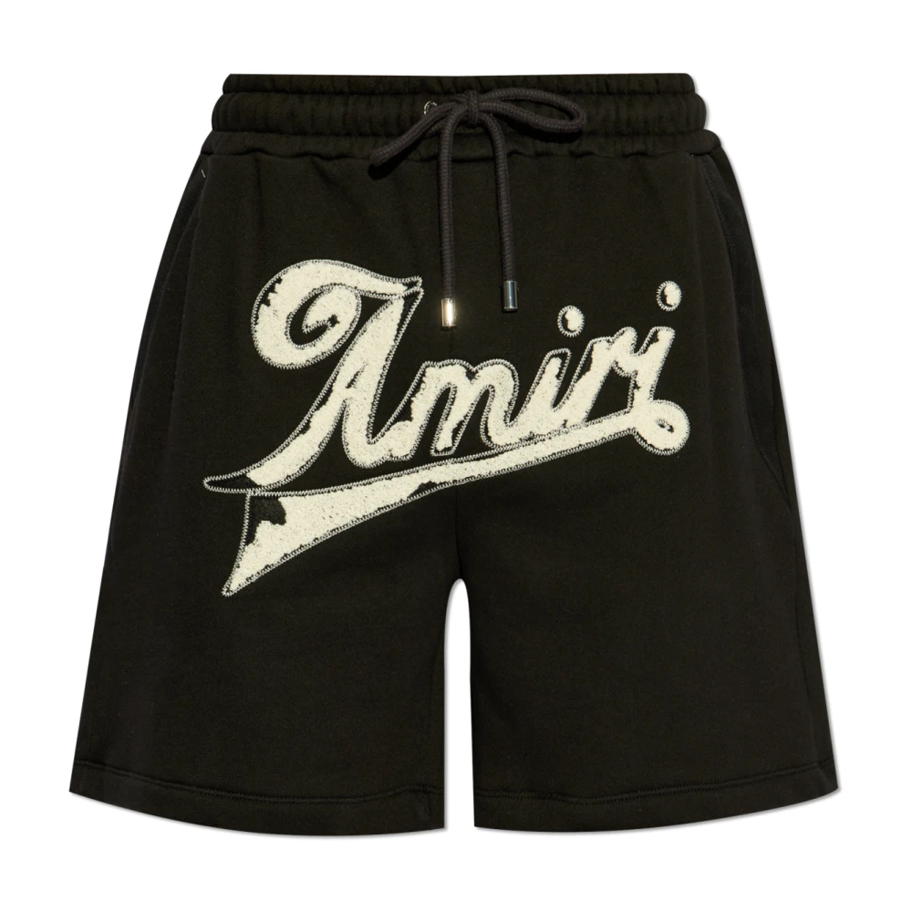 Amiri Logo shorts Black Heren