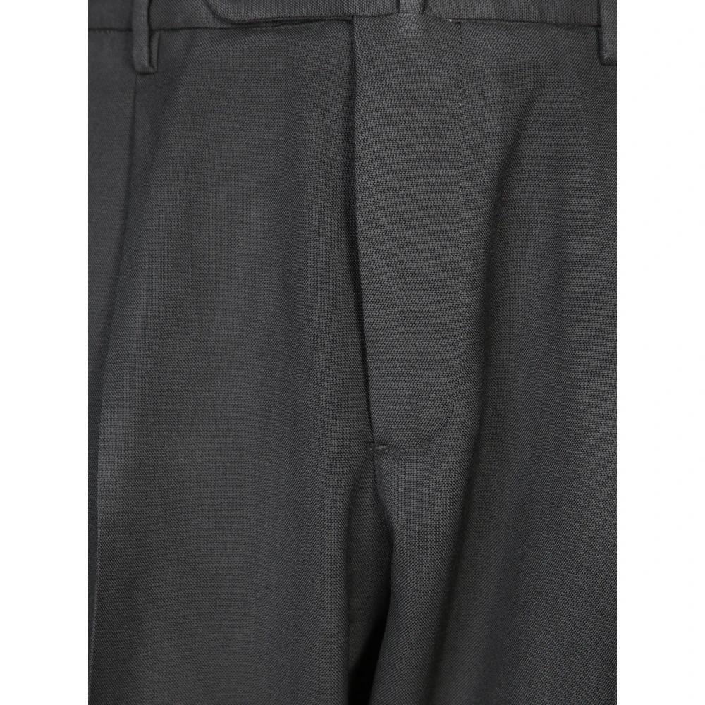 Dell'oglio Zwarte broek voor mannen Aw24 Black Heren