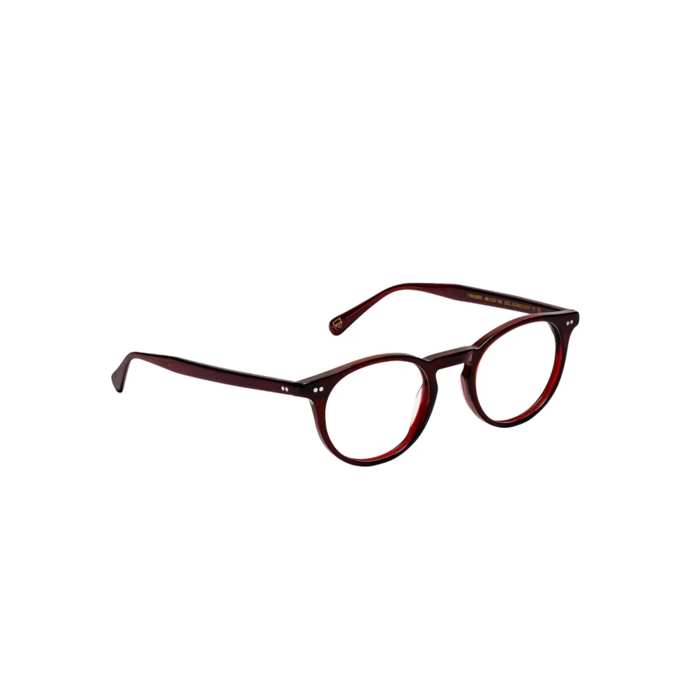 Moscot Unisex Red Glasses, 48 Mm, Frankie Eyeglasses