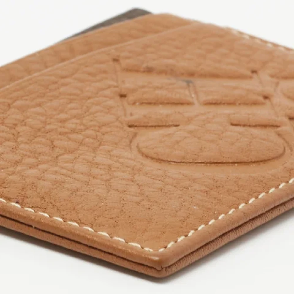 Carolina Herrera Pre-owned Leather wallets Beige Dames