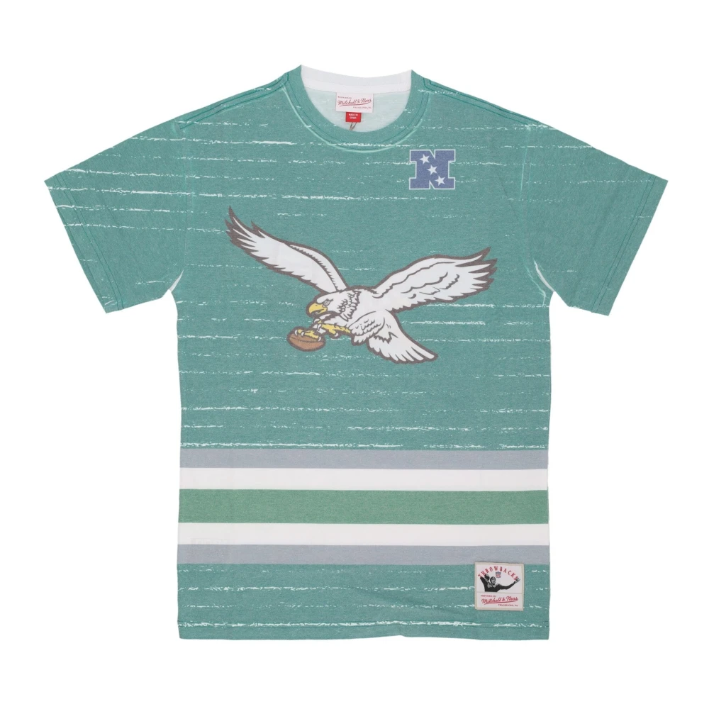 Mitchell & Ness NFL Jumbotron 3.0 Sublimated Tee Green Heren