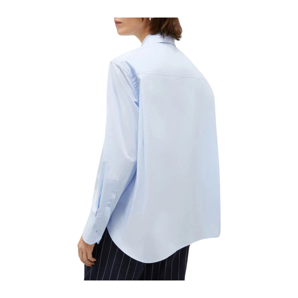 Marella Blauwe Ketch Shirt Blue Dames