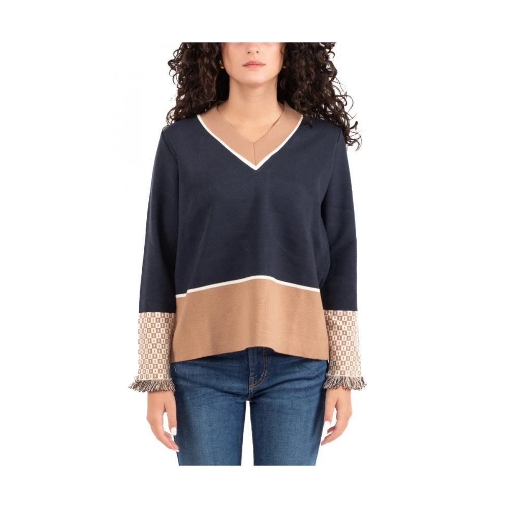 Luckylu Stijlvolle Dames Top Multicolor Dames