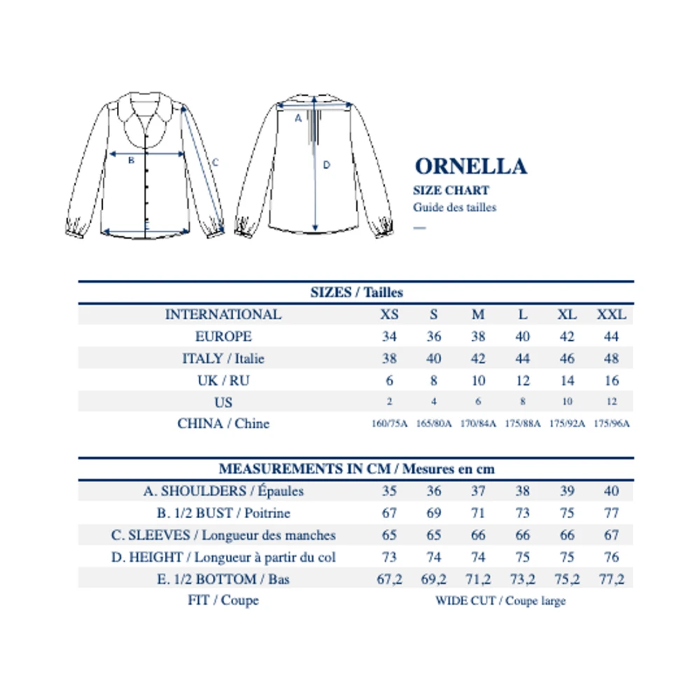 Ines De La Fressange Paris Ornella poplin overhemd Multicolor Dames