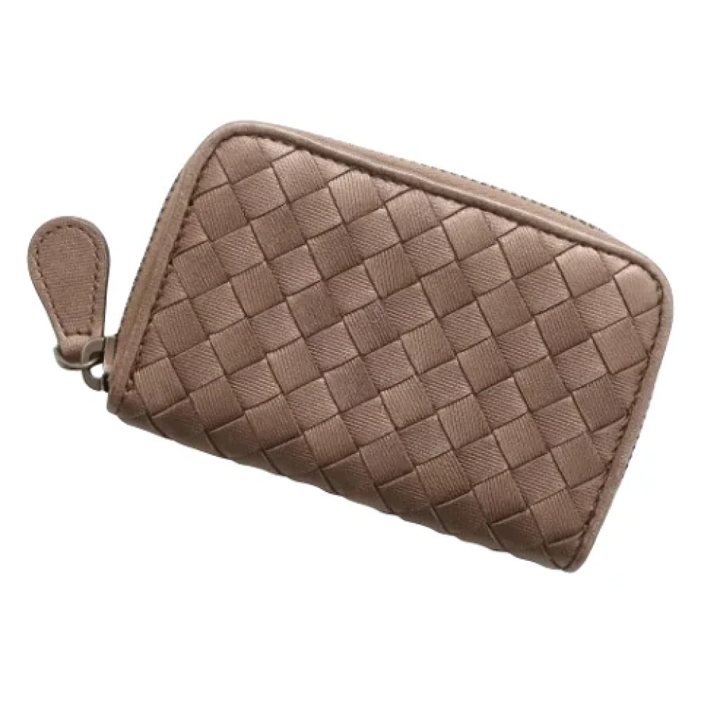 Bottega Veneta Vintage Pre-owned Leather wallets Brown Heren