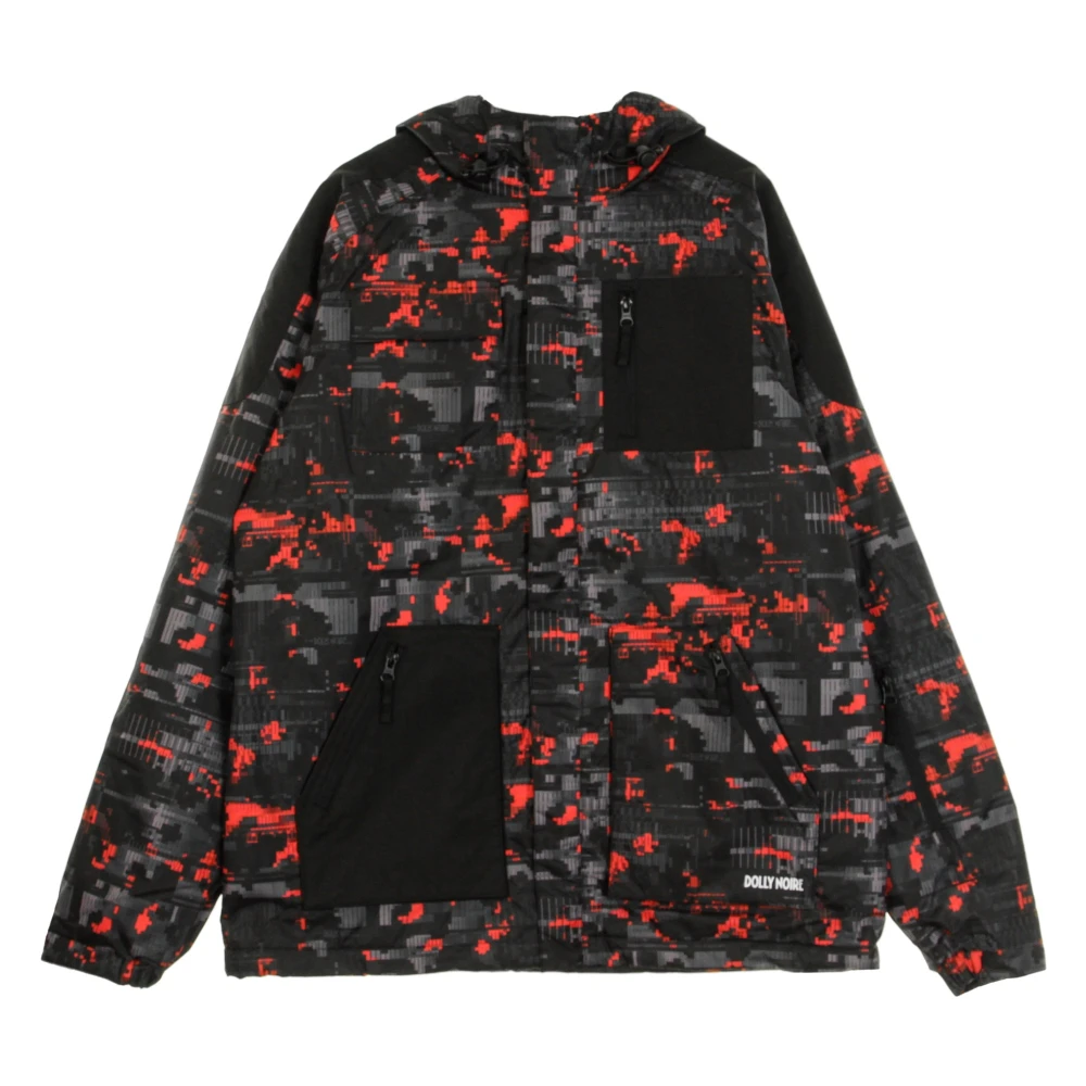 Dolly Noire Glitch Camo Full Zip Jas Multicolor Heren