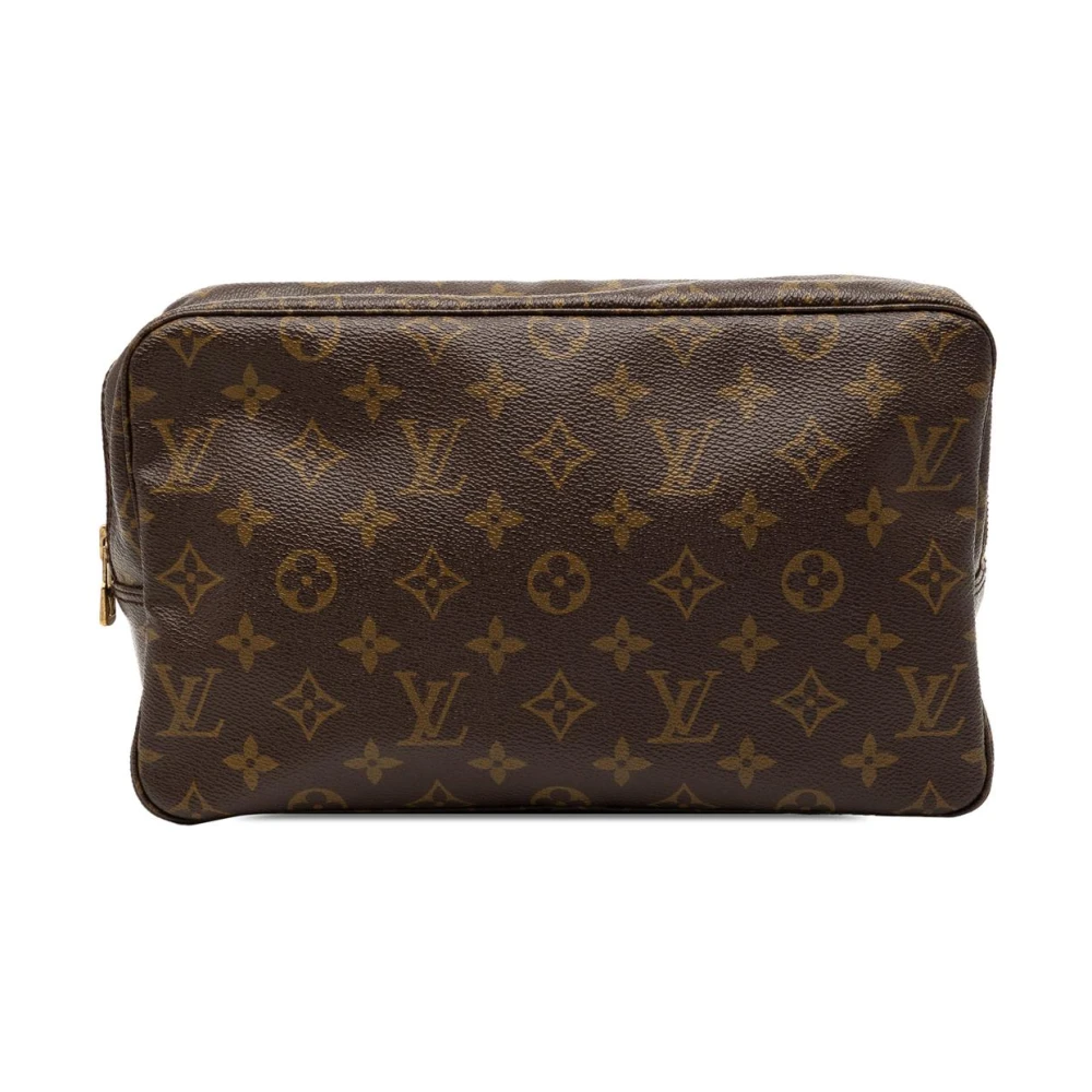 Louis Vuitton Vintage Women's Brown Pre-Owned Printed Pouch