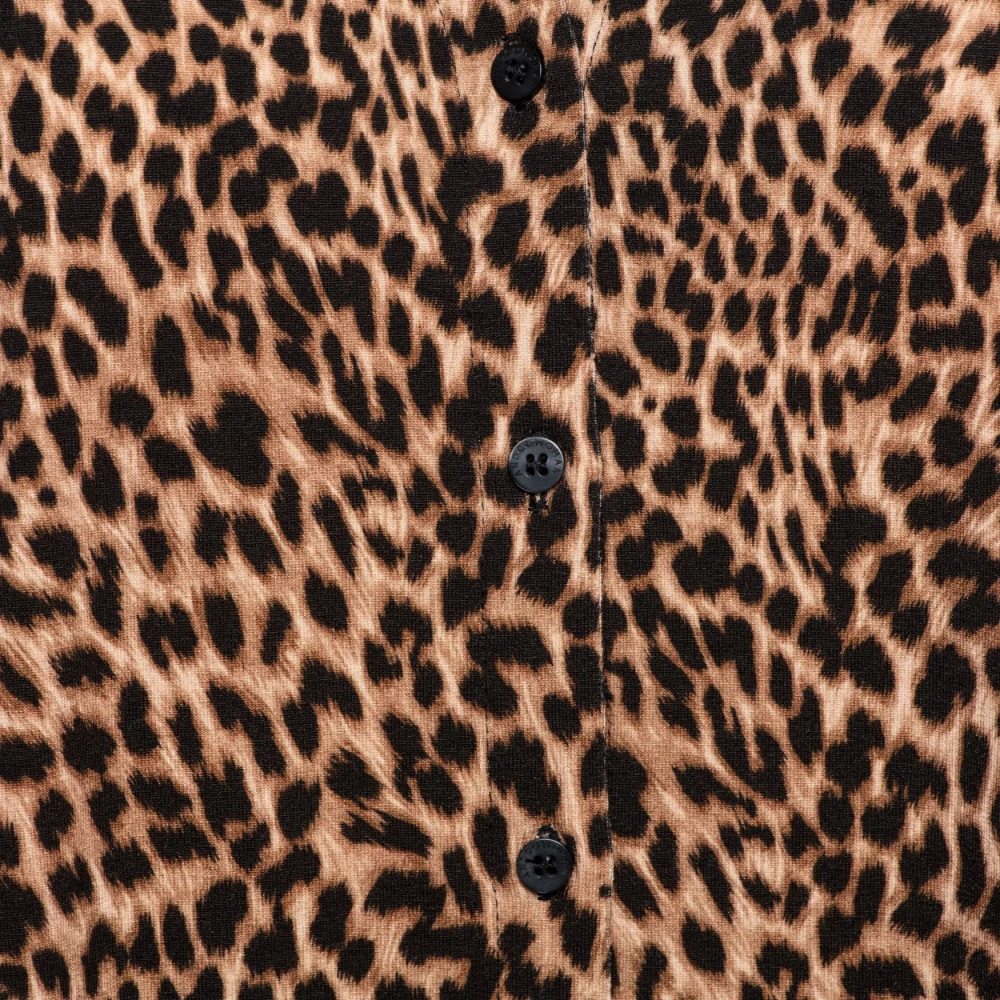 &Co Woman Oversized geruite overhemd Brown Dames