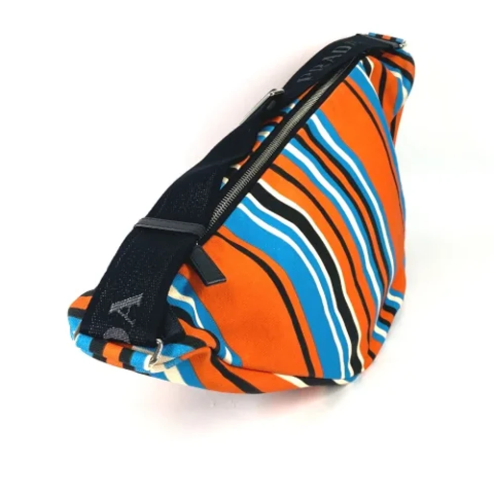Prada Vintage Pre-owned Fabric prada-bags Orange Dames