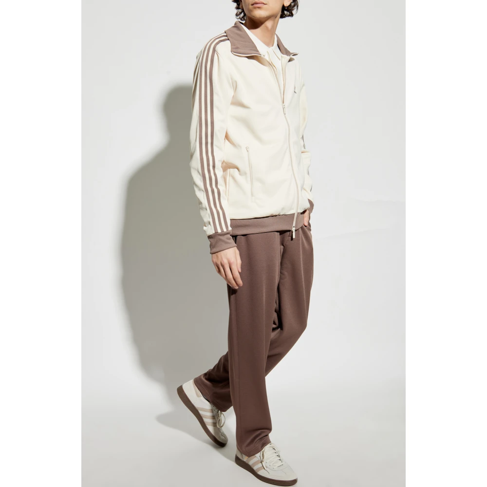 adidas Originals Sweatshirt met opstaande kraag Beige Heren