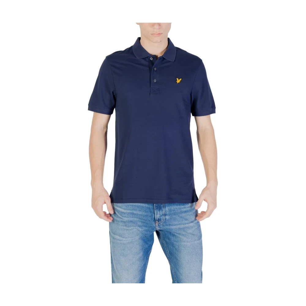 Lyle & Scott Men's Blue Polo Shirts, Xl, Short-Sleeve Polo Shirt