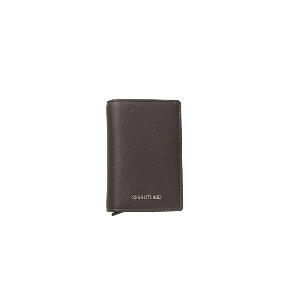 Cerruti 1881 Heren Leren Portemonnee met Kaarthouder Brown Heren