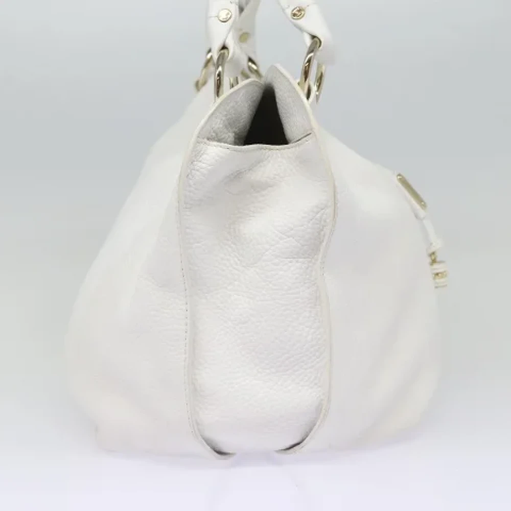 Celine Vintage Pre-owned Leather totes White Dames