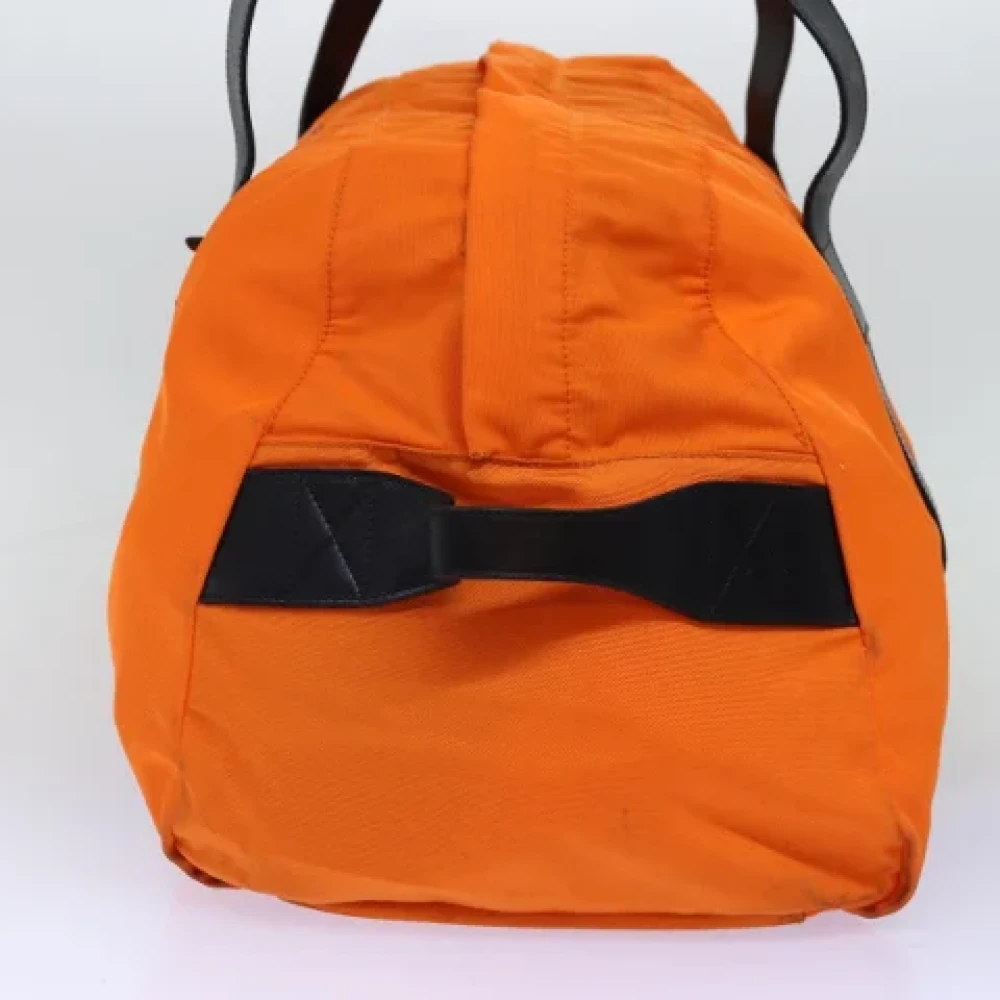 Gucci Vintage Pre-owned Canvas travel-bags Orange Dames