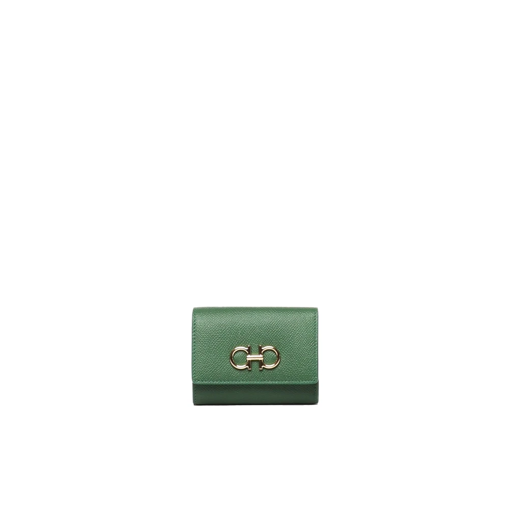 Salvatore Ferragamo Groene Portemonnees voor Mannen Green Dames