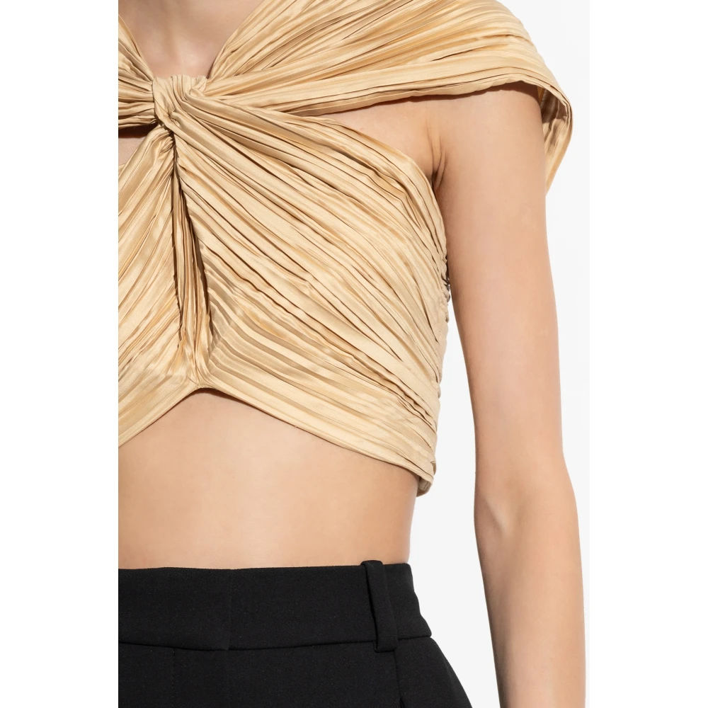 Cult Gaia Top Genesis Beige Dames
