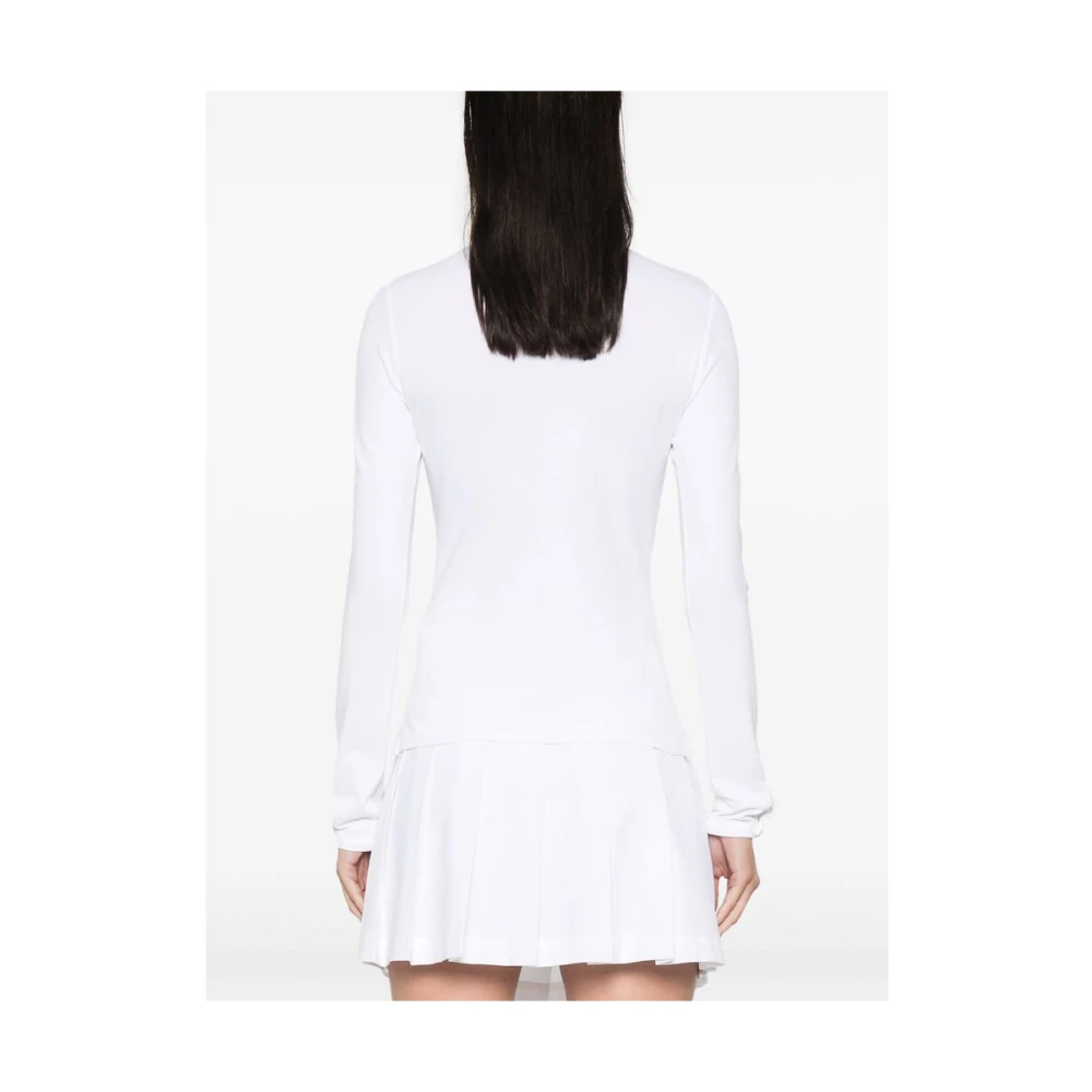 Ralph Lauren Polo Collar Shirt White Dames