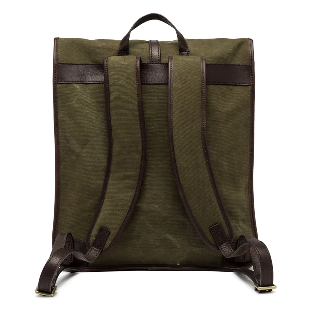 Gianni Chiarini Militaire Stijl Tas in Berlijn Green Heren