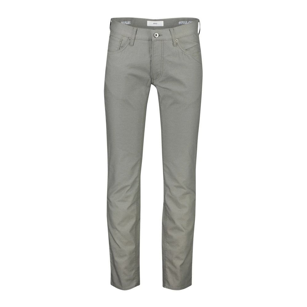 BRAX Regular fit stoffen broek met structuurmotief model 'Chuck'