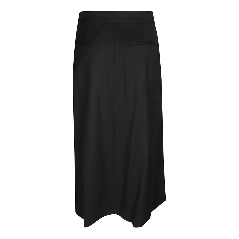P.a.r.o.s.h. Midi Geplooide Rok Black Dames